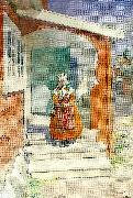 Carl Larsson lillanna -lilla anna Spain oil painting artist